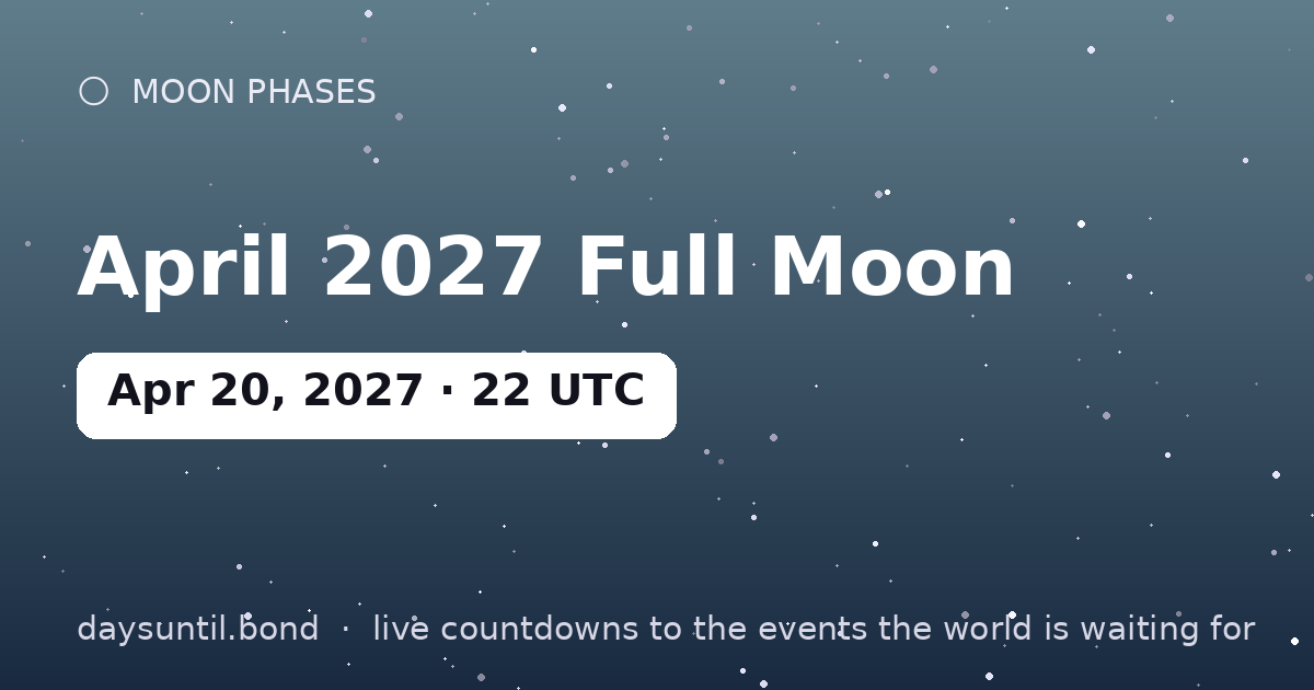 April 2027 Full Moon โ countdown card