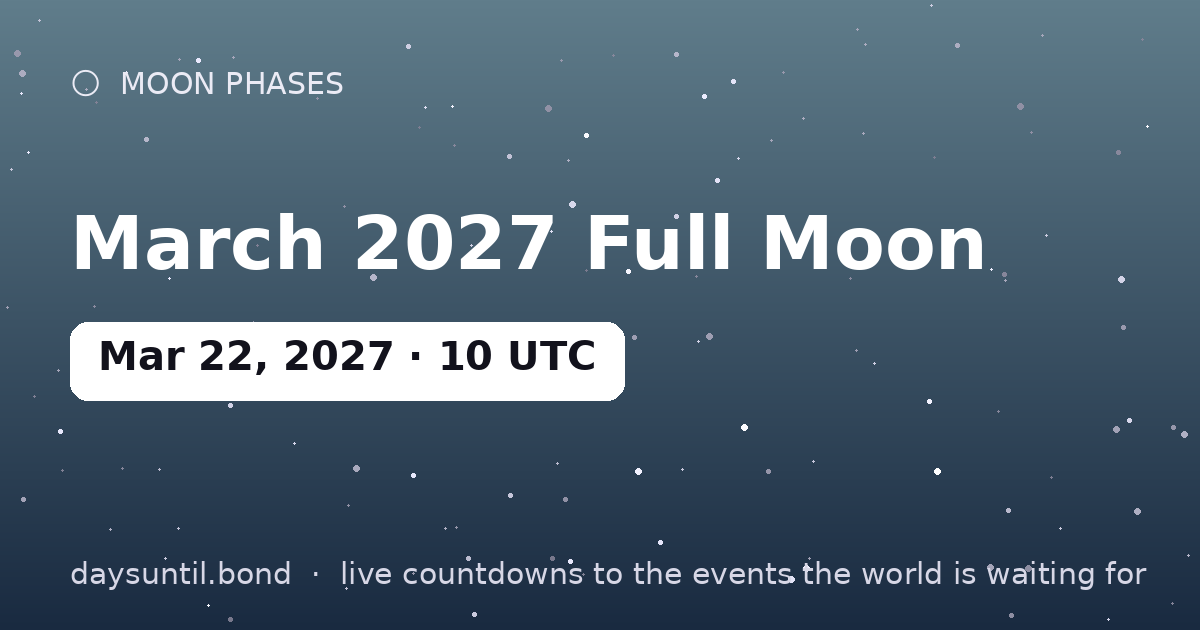 March 2027 Full Moon โ countdown card