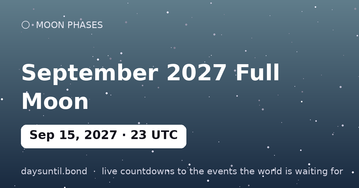 September 2027 Full Moon โ countdown card